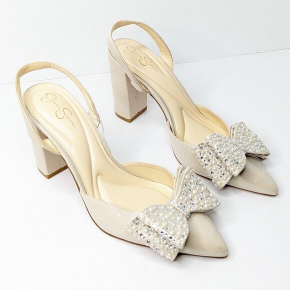 Jessica Simpson Shoes - Jessica Simpson Naomia Pumps, Metallic, Women's 9
